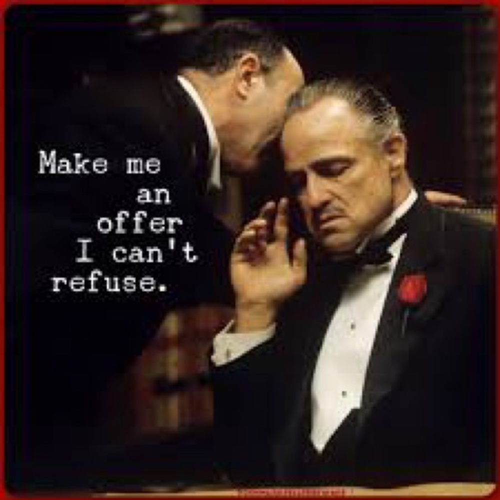 Make me an offer I can’t refuse 🤌🏻